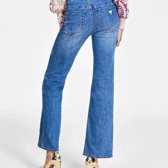 Guess Medium Rise Curvy Boot Charlotte Fit 29 - Picture 6 of 14